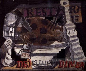 Restaurant 1914 Pablo Picasso Peinture à l'huile